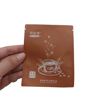Matte Silver Kraft Paper <strong>Sachet</strong> Japanese Hanging Ear Drip Biodegradable Japanese Coffee Bags - Product Image 2