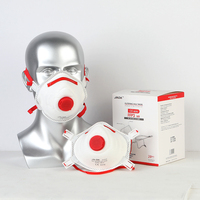 Masques de marque JADA En 149 Ce EPI Sécurité Masques respiratoires pratiques Masques jetables FFP3 Cup Masque de protection avec valve respiratoire