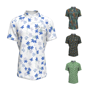 Factory Prices Promotion Men's Polo Shirts Custom High Quality Wholesale Sublimation Printing Polo Shirts