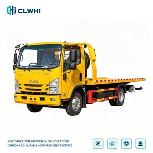 Vente chaude usine : Camion de dépannage à plateau Isuzu KV100, plateforme de 5,3 m, 4x2, véhicule de sauvetage routier et de <span class=keywords><strong>remorquage</strong></span> - Product Image 1