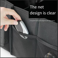 Organisateur de coffre de voiture pliable en polyester avec compartiment refroidisseur personnalisé de grande capacité SUV Autos Camions Boîte de rangement intérieure