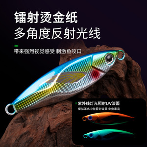 Leurre DUB STEP Bass Rhythm T-Tone pour maquereau espagnol, appât artificiel dur, petit poids, pêche en bateau et en rive, poisson volant - Product Image 2