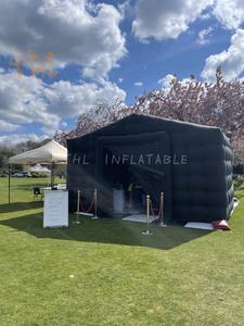 Ticari olay siyah Oxford kumaş taşınabilir köy parti evi şişme Led disko ışığı şişme gece kulübü küp çadır - Product Image 5