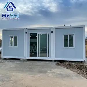 Grande soggiorno portatile prefabbricato Flat Pack Container House Anti terremoto costruzione economica prefabbricata per la casa