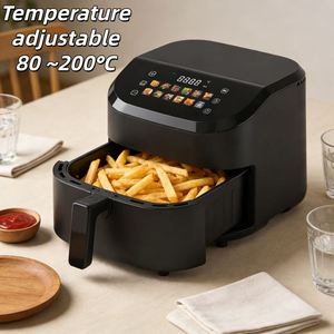 Nouvelle Friteuse à Air Électrique Digitale Multifonctionnelle de Haute Qualité pour la Maison, Design Carré Moderne, 1600W, 4.5L, Modèle 2026 - Product Image 6