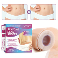 Ruban cicatrisant en gel de silicone souple et respirant, efficace et réutilisable, sans douleur, marque privée South Moon