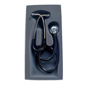 Stéthoscope médical noir/blanc à prix bas, série palais, appareil orthopédique de la <span class=keywords><strong>cardiologie</strong></span> Duplex - Product Image 2