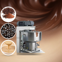 Machine à broyer les chocolats en acier inoxydable LST, moulin à billes pour un broyage fin, raffineur pour pâte de cacao, beurre de noix