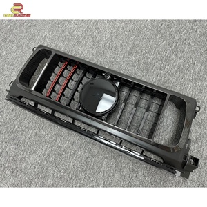 Parrilla Delantera Completa de Fibra de Carbono Estilo R para Mercedes Benz Clase G W464 G500 AMG G63 2019-2024 - Product Image 4