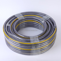 D'eau tressé extrudé en PVC renforcé de fibres à haute résistance Tuyau blanc Équipement d'irrigation de nettoyage pour machine