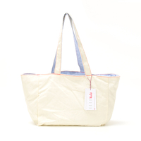 Sac fourre-tout en toile pliable à motif de dessin animé personnalisable pour les festivals, la plage d'été et l'utilisation de la marque de style de vie pour les jeunes
