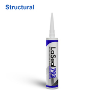 Meilleur mastic de silicone de colle de construction transparente adhésive neutre pour l'emballage et le travail du bois