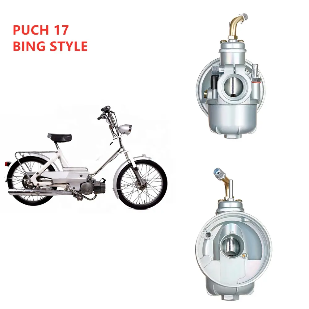 Puch17 Bingスタイル17モペットバイク用オートバイカーブラドール17MM