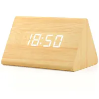 นาฬิกาปลุกไม้,โต๊ะดีไซน์เรียบง่ายทำจากไม้เสียงเบาแสดงเป็นจำนวนมาก