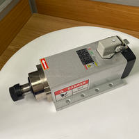 2.2kw ER20 Moteur de broche CNC refroidi par air avec roulements en céramique à bride Application de forage à grande vitesse