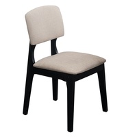 Chaise de salle à manger moderne minimaliste en bois massif avec dossier démontable pour la maison, les salles à manger, les restaurants et les salons de thé