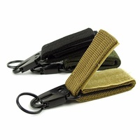 Clip de vitesse tactique crochet Molle porte-clés en Nylon porte-ceinture garde-cintre utilitaire mousqueton pour accessoires de plein air