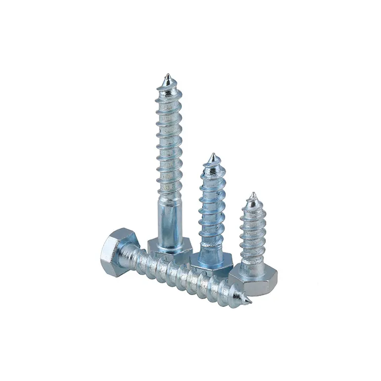 Hex Head Wood Screw DIN571 Hex Head Lag Screw with Zinc Plated China Factory Competitive Price