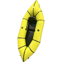 Packraft ultraléger en TPU avec plancher Drop Stitch pour la randonnée, les aventures fluviales et les excursions lacustres