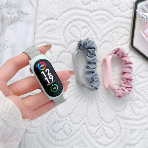 Bracelet de montre en gros d'usine pour Mi Band 7 Bracelet de montre fleur en tissu élastique Correa Pulsera Bandwrist - Product Image 2