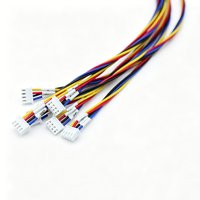 Kabel Harness Konektor JST 4Pin 2.0mm Pitch Kustom 22AWG 1007 Perakitan Kabel Warna-warni untuk LED, Peralatan Rumah Tangga, Elektronik
