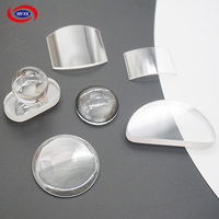 Lentilles en verre saphir optique, résistantes aux rayures et à l'usure, disques et carrés en verre saphir électroplaqué