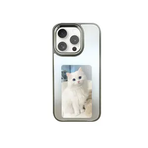 Mobile Phone Covers For iPhone 13 14 15 Pro Max Magnetic Case NFC Screen Casting Real-time Photo Display DIY Smart Phone Case