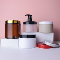 Bouteille de shampoing en plastique givré de haute qualité écologique 250 500 800ml avec pompe en argent de luxe