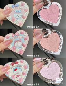 Çiçek bilir asla mağaza koleksiyonu aşk allık tozu yavru kabartmalı allık 5g 3 renkler sevimli yanak kozmetik - Product Image 5