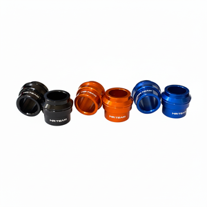 Per KTM SX-F 350 15-25 distanziali ruota anteriore arancione 20mm & 15mm realizzati in lega e alluminio - Product Image 1