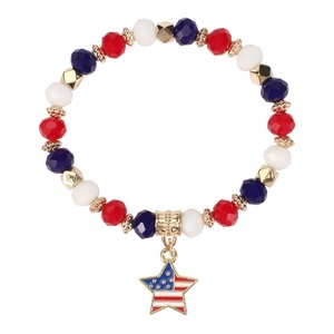 Pulsera con Bandera Americana, Pulsera para el Día de la Independencia, Decoración para la Fiesta del 4 de Julio, Regalo para Niñas, Pulsera Promocional de <span class=keywords><strong>Supermercado</strong></span> - Product Image 5
