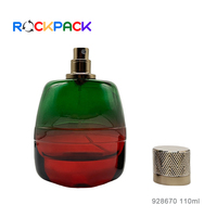 Envases Cosméticos: Botellas de Perfume Personalizadas de 110 ml, Forma Plana, Color Degradado, con Atomizador
