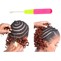 Outil de crochet pour tresses Faux Locs en gros, crochet à loquet pour dreadlocks et tissage de cheveux