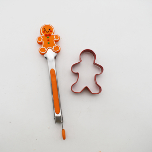 Accessoires de cuisine écologiques et durables pour la pâtisserie à domicile, pince à nourriture en silicone et moule à biscuits en acier inoxydable en forme <span class=keywords><strong>d</strong></span>'hommes en <span class=keywords><strong>pain</strong></span> <span class=keywords><strong>d</strong></span>'épices - Product Image 6