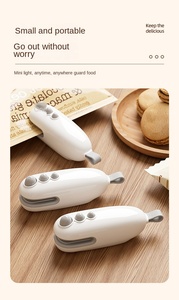 Machine à sceller intelligente pour la maison, mini-scelleuse thermique 2-en-1 pour sacs de snacks, fruits et épices, vente en gros - Product Image 4