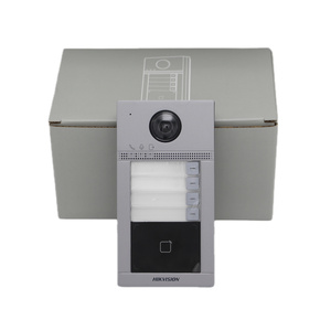 Original HIK DS-KV8413-WME1(C) 4 Buttons Metal Villa Door Station 2MP IR light for Apartment Home <b>Security</b> Door Station - Product Image 5
