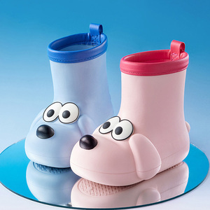 Bán buôn gumboots thiết kế mới nhất dễ thương phim hoạt hình động vật EVA không thấm nước Trọng lượng nhẹ mềm linh hoạt unisex Toddler mưa khởi động - Product Image 1