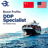 Expédition maritime vers les États-Unis Agent maritime Transitaire maritime 20 ans d'expérience DDU DDP FCL Camions propres Transport routier local aux États-Unis