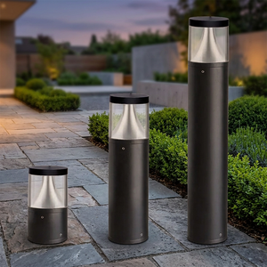 GOODSPEED Nouvelle Lampe LED de Jardin sur Poteau Blanc Chaud IP65 en Aluminium Moulé pour Aménagement Paysager, Éclairage de Pelouse à Usage Résidentiel, Intensité Variable via Application - Product Image 2