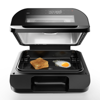 2024 nouveaux produits cuisine Guide de cuisson de marque privée avec accessoires gril d'intérieur Smart Wifi friteuse à Air profond De 8l