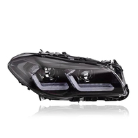 Ensemble de phares LED KGKB pour BMW Série 5 F10 F11 F18 525i 530i 535Li 2011-2017, style Spoon, double lentille de projecteur, Plug & Play