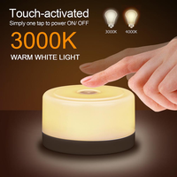 Lámpara Led inteligente para habitación interior, luz nocturna con Sensor de movimiento, recargable por Usb