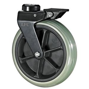 Nova Roda Dianteira de 200mm (8 Polegadas) para Cadeira de Rodas, Equipamento Médico, Rodas de Poliuretano (PU) Espumado PP para Cadeiras de Rodas Hospitalares - Product Image 1