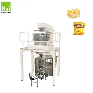 Rui pacote rl420 chips lanche máquina de embalagem de alimentos, saco/bolsa com enchimento de gás de nitrogênio