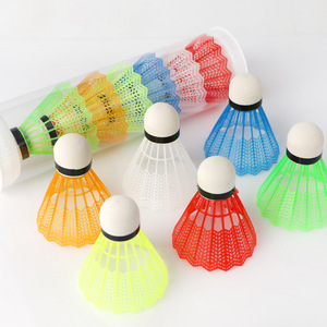 Autres volants de badminton en nylon, 12 pièces, colorés, durables, en plastique, légers et élastiques pour les sports de plein air - Product Image 3