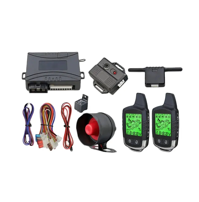 NTO Car Door lock Smart Remote Car Key lcd Screen Control Car Keys Alarm Engine Starter System
