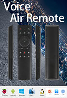 Souris vocale G20S 2.4G clavier sans fil AAA batterie 6 axes Gyro IR apprentissage télécommande vocale pour TV box projecteur