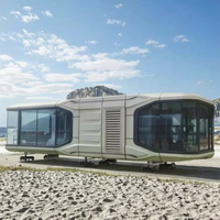 Maison conteneur intelligente de luxe de 40 pieds avec 2, 3 ou 4 chambres, cuisine d'hiver, chambre et toilettes pour hôtels – Prix direct fabricant chinois