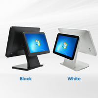 Système de caisse enregistreuse tout-en-un à double écran tactile capacitif Android/Win10 Intel I3/I5/I7 Wi-Fi 6 Ports USB/RJ45/VGA