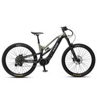 Vélo de montagne électrique TXED 29 pouces avec moteur central sans balais 500W, 11 vitesses, suspension intégrale, freins à disque hydrauliques